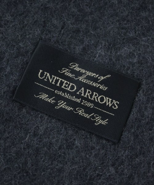 UNITED ARROWS（ユナイテッドアローズ）マフラー グレー サイズ:- メンズ/2200669178050
