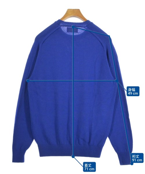 UNITED ARROWS（ユナイテッドアローズ）ニット・セーター 青 サイズ:L メンズ/2200672188107