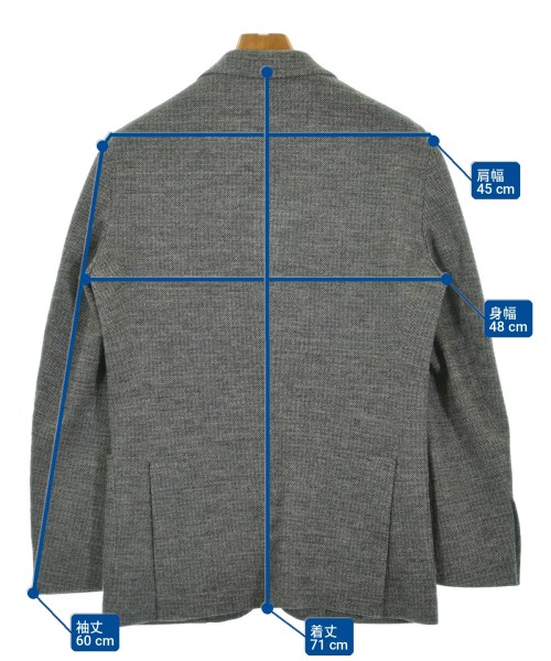 UNITED ARROWS（ユナイテッドアローズ）テーラードジャケット グレー サイズ:46(M位) メンズ/2200728308091