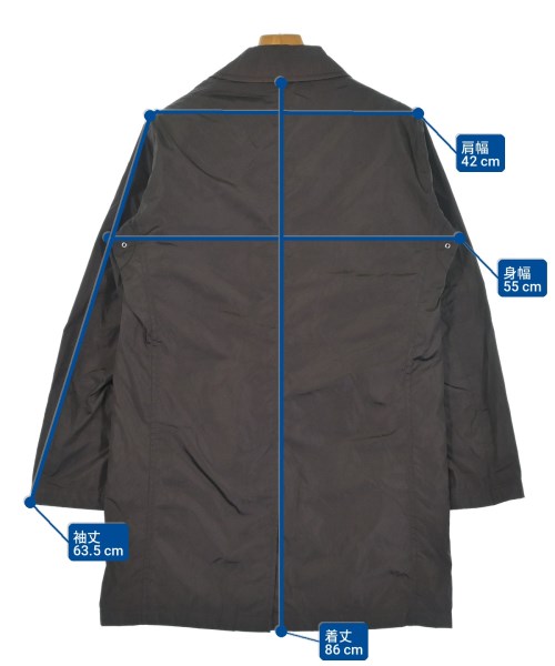 UNITED ARROWS（ユナイテッドアローズ）ステンカラーコート 茶 サイズ:S メンズ/2200733751011