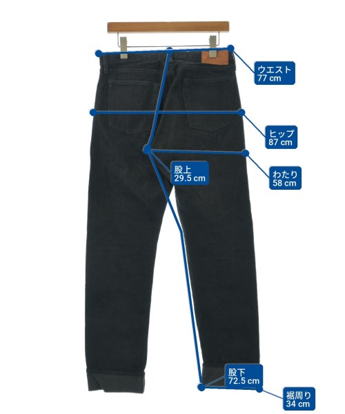 UNITED ARROWS（ユナイテッドアローズ）デニムパンツ 黒 サイズ:S メンズ/2200735210110