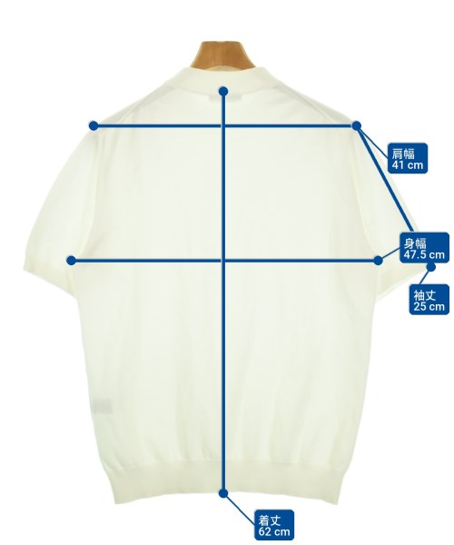 UNITED ARROWS（ユナイテッドアローズ）ニット・セーター 白 サイズ:M メンズ/2200729301152