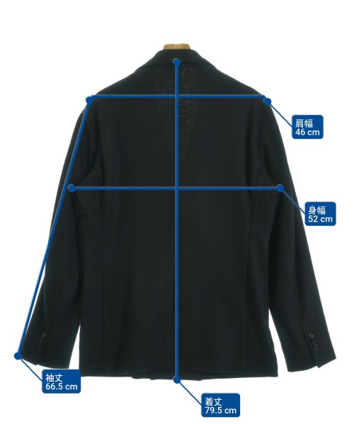 UNITED ARROWS（ユナイテッドアローズ）テーラードジャケット 黒 サイズ:52(XXL位) メンズ/2200736836050