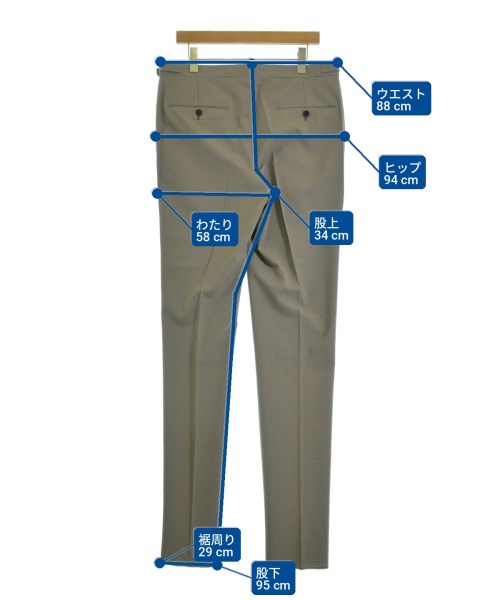 UNITED ARROWS（ユナイテッドアローズ）スラックス グレー サイズ:50(XL位) メンズ/2200736836074