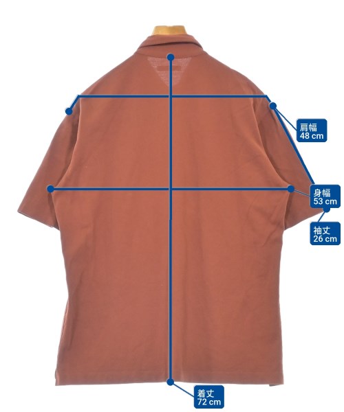 UNITED ARROWS（ユナイテッドアローズ）ポロシャツ 茶 サイズ:XL メンズ/2200722388105