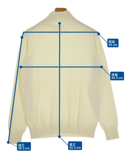 UNITED ARROWS（ユナイテッドアローズ）ニット・セーター 白 サイズ:M メンズ/2200722991053