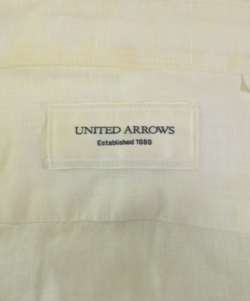 UNITED ARROWS（ユナイテッドアローズ）カジュアルシャツ 白 サイズ:M メンズ/2200724835041