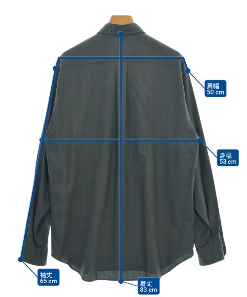 UNITED ARROWS（ユナイテッドアローズ）カジュアルシャツ グレー サイズ:M メンズ/2200726665042