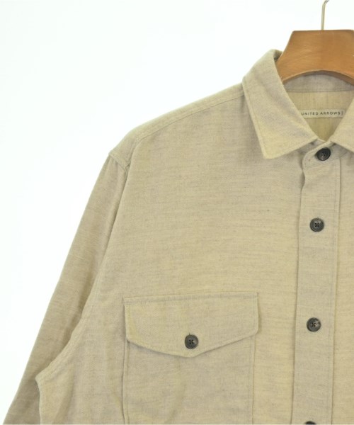 UNITED ARROWS（ユナイテッドアローズ）カジュアルシャツ ベージュ サイズ:L メンズ/2200727712066