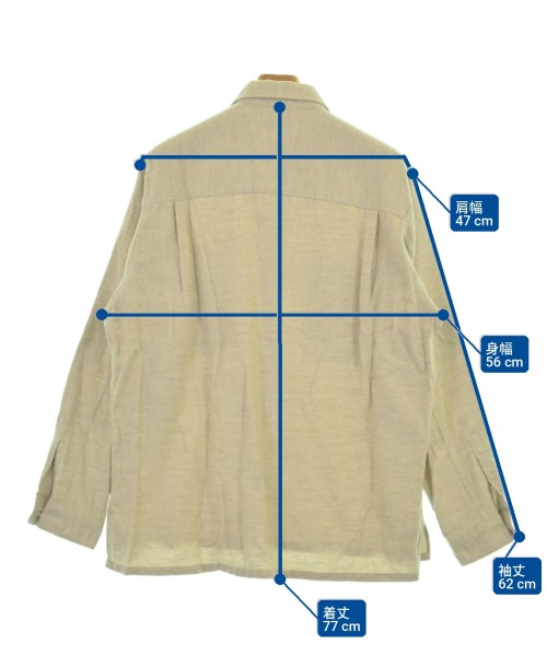 UNITED ARROWS（ユナイテッドアローズ）カジュアルシャツ ベージュ サイズ:L メンズ/2200727712066