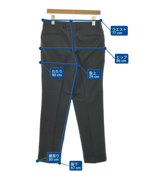 UNITED ARROWS（ユナイテッドアローズ）スラックス 黒 サイズ:46(M位) メンズ/2200725592097