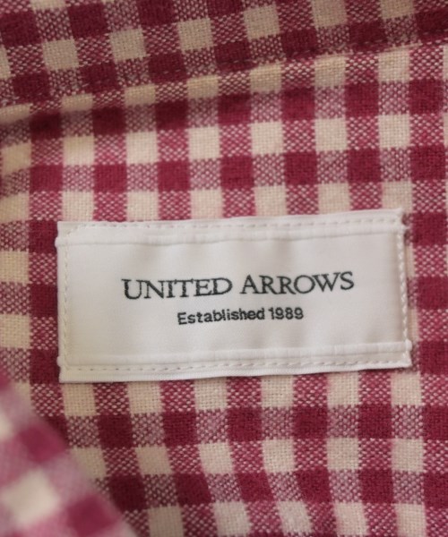 UNITED ARROWS（ユナイテッドアローズ）カジュアルシャツ 赤 サイズ:M メンズ/2200678988152