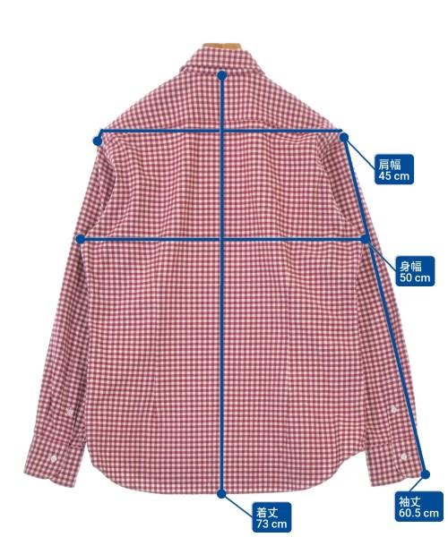 UNITED ARROWS（ユナイテッドアローズ）カジュアルシャツ 赤 サイズ:M メンズ/2200678988152