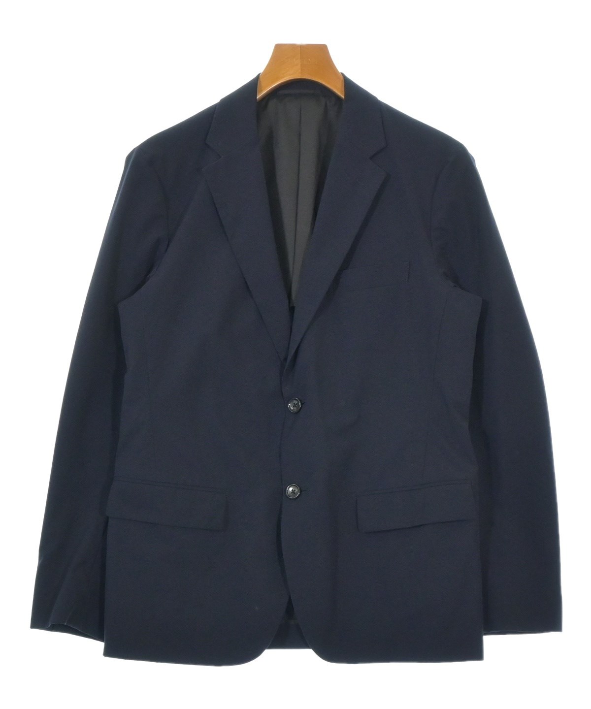 ユナイテッドアローズジャガードジャケットネイビー38 UNITED ARROWS（ユナイテッドアローズ） ジャケット ノーカラー