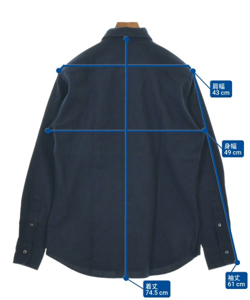 UNITED ARROWS（ユナイテッドアローズ）カジュアルシャツ 紺 サイズ:M メンズ/2200682386180