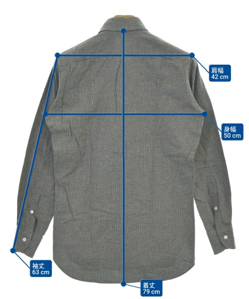 UNITED ARROWS（ユナイテッドアローズ）カジュアルシャツ グレー サイズ:36(XS位) メンズ/2200684947020