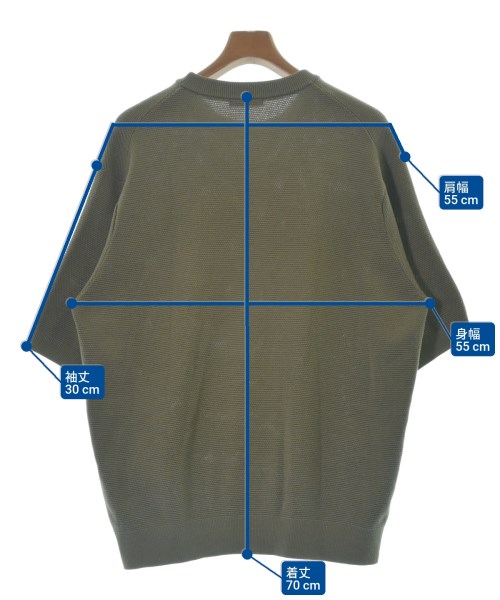 UNITED ARROWS（ユナイテッドアローズ）ニット・セーター カーキ サイズ:XL メンズ/2200687136056