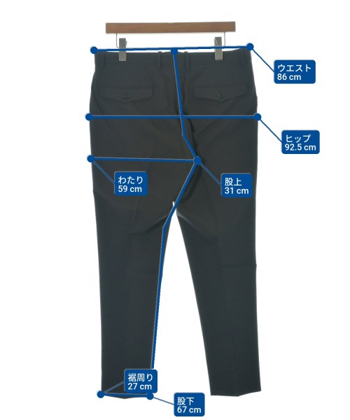 UNITED ARROWS（ユナイテッドアローズ）スラックス 茶 サイズ:50(XL位) メンズ/2200684853321
