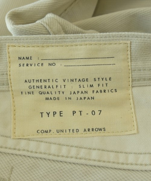UNITED ARROWS（ユナイテッドアローズ）チノパン 白 サイズ:33(L位) メンズ/2200684853376