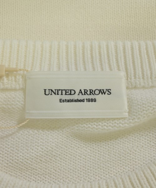 UNITED ARROWS（ユナイテッドアローズ）ニット・セーター 白 サイズ:L メンズ/2200684853536