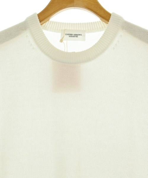 UNITED ARROWS（ユナイテッドアローズ）ニット・セーター 白 サイズ:L メンズ/2200684853536