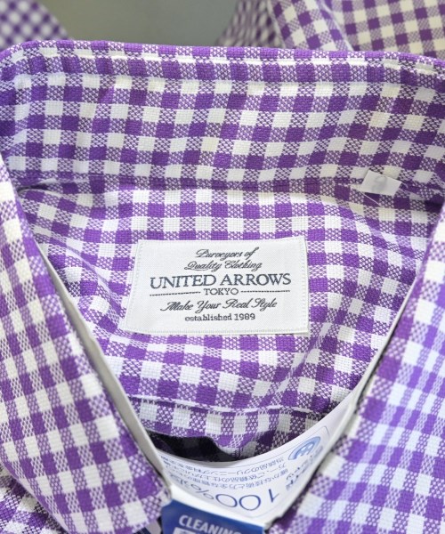 UNITED ARROWS（ユナイテッドアローズ）カジュアルシャツ 紫 サイズ:39(M位) メンズ/2200686306030