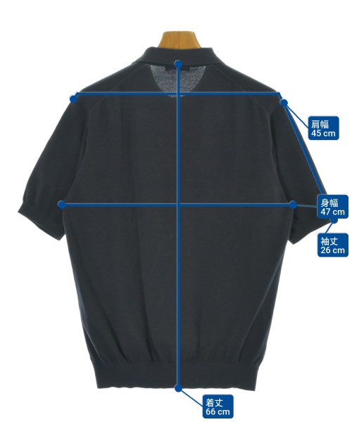UNITED ARROWS（ユナイテッドアローズ）ポロシャツ 紺 サイズ:L メンズ/2200682878012