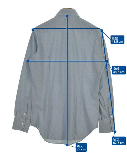 BARNEYS NEWYORK（バーニーズニューヨーク）カジュアルシャツ 青 サイズ:39(M位) メンズ/2200634515071