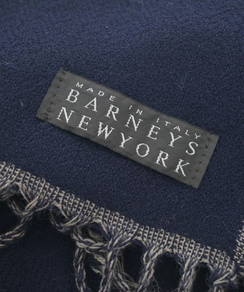 BARNEYS NEWYORK（バーニーズニューヨーク）マフラー 紺 サイズ:- メンズ/2200637774246