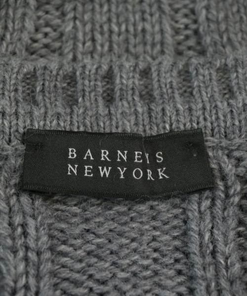 BARNEYS NEWYORK（バーニーズニューヨーク）ニット・セーター グレー サイズ:S メンズ/2200642901019
