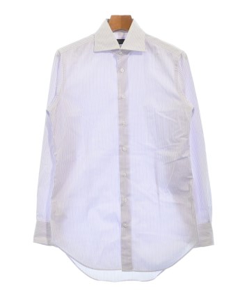 【美品】BARNEYS NEWYORK メンズ プルオーバーシャツ(白) 美品】BARNEYS NEWYORK メンズ プルオーバーシャツ(白)