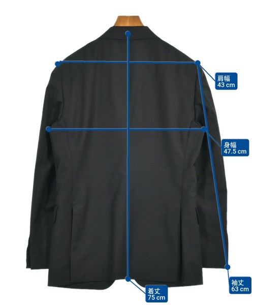 BARNEYS NEWYORK（バーニーズニューヨーク）ビジネス 黒 サイズ:48/48(L位) メンズ/2200614810011