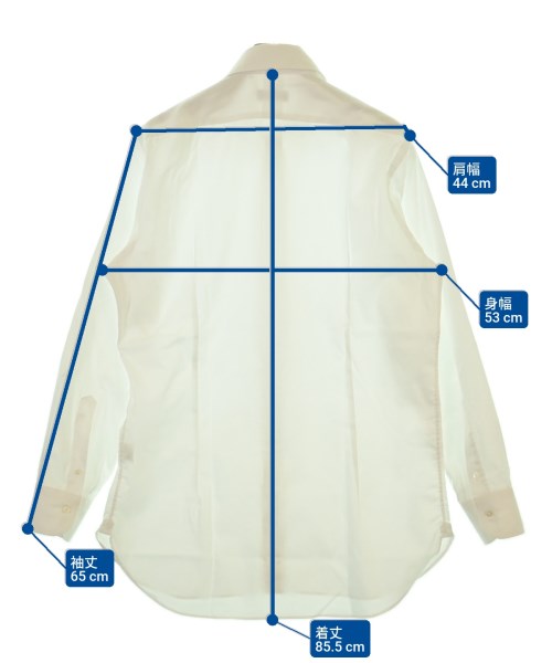 BARNEYS NEWYORK（バーニーズニューヨーク）カジュアルシャツ 白 サイズ:42(XL位) メンズ/2200615754109