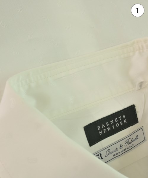 BARNEYS NEWYORK（バーニーズニューヨーク）カジュアルシャツ 白 サイズ:41(XL位) メンズ/2200615754116