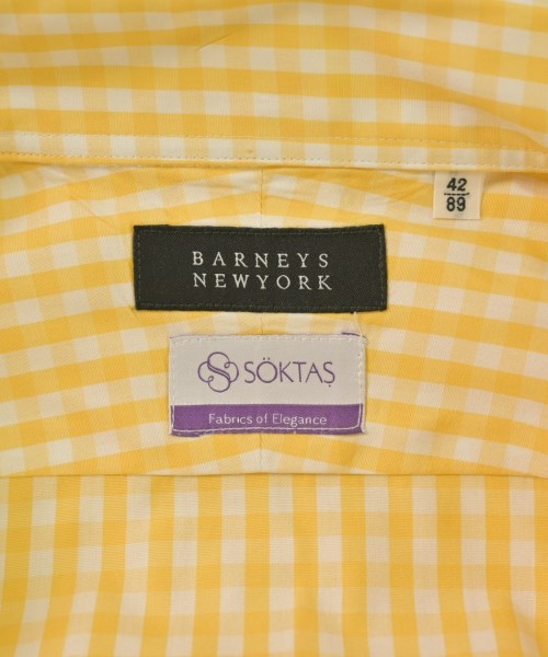 BARNEYS NEWYORK（バーニーズニューヨーク）カジュアルシャツ 黄 サイズ:42(XXL位) メンズ/2200615754123