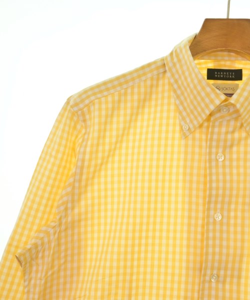 BARNEYS NEWYORK（バーニーズニューヨーク）カジュアルシャツ 黄 サイズ:42(XXL位) メンズ/2200615754123