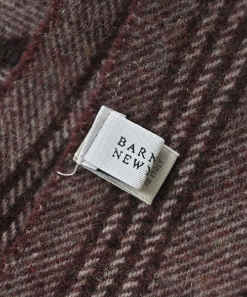 BARNEYS NEWYORK（バーニーズニューヨーク）マフラー 赤 サイズ:- メンズ/2200670114078