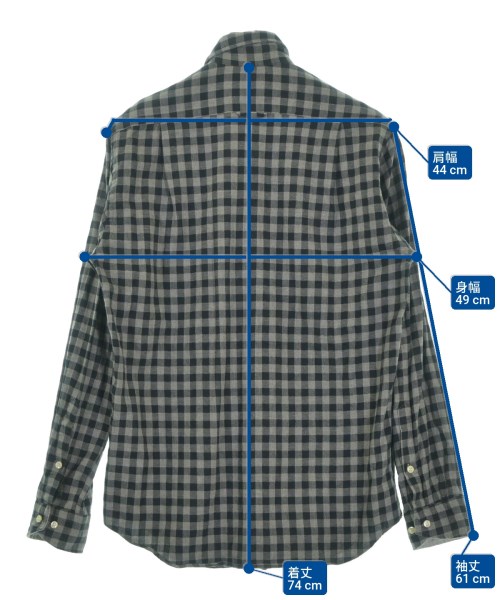 BARNEYS NEWYORK（バーニーズニューヨーク）カジュアルシャツ 紺 サイズ:XS メンズ/2200671384029