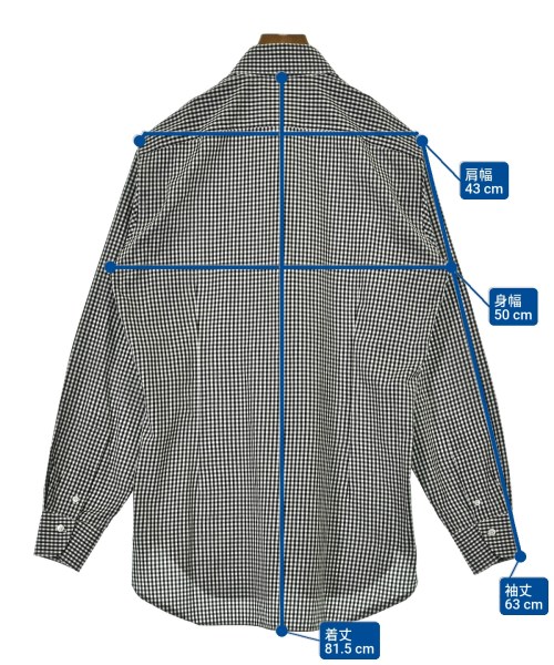 BARNEYS NEWYORK（バーニーズニューヨーク）カジュアルシャツ 黒 サイズ:40(L位) メンズ/2200690866117