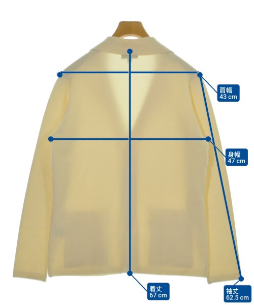 BARNEYS NEWYORK（バーニーズニューヨーク）カーディガン 白 サイズ:M メンズ/2200690866186