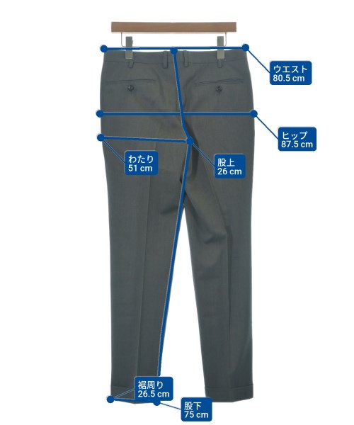 BARNEYS NEWYORK（バーニーズニューヨーク）スラックス グレー サイズ:46(M位) メンズ/2200695767174