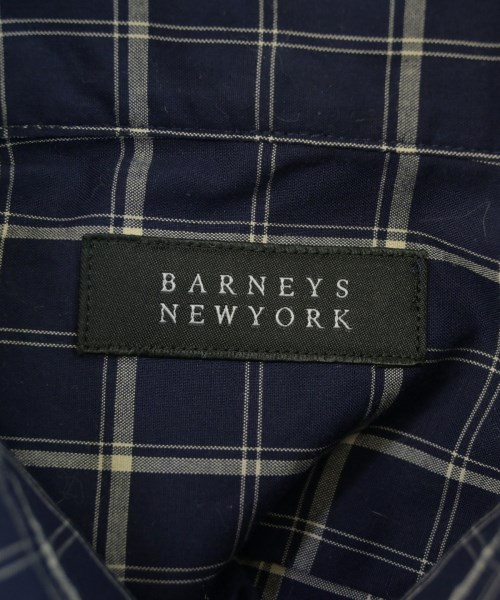 BARNEYS NEWYORK（バーニーズニューヨーク）ドレスシャツ 紺 サイズ:S メンズ/2200700479115
