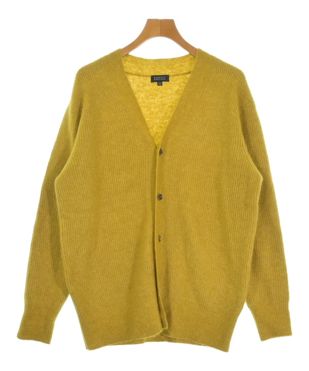 BARNEYS NEWYORK（バーニーズニューヨーク）カーディガン 黄 サイズ:M