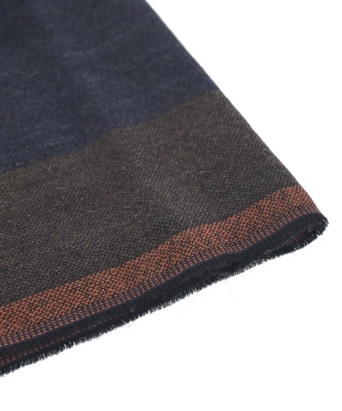 BARNEYS NEWYORK（バーニーズニューヨーク）マフラー 紺 サイズ:- メンズ/2200651870115