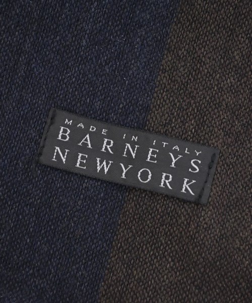BARNEYS NEWYORK（バーニーズニューヨーク）マフラー 紺 サイズ:- メンズ/2200651870115