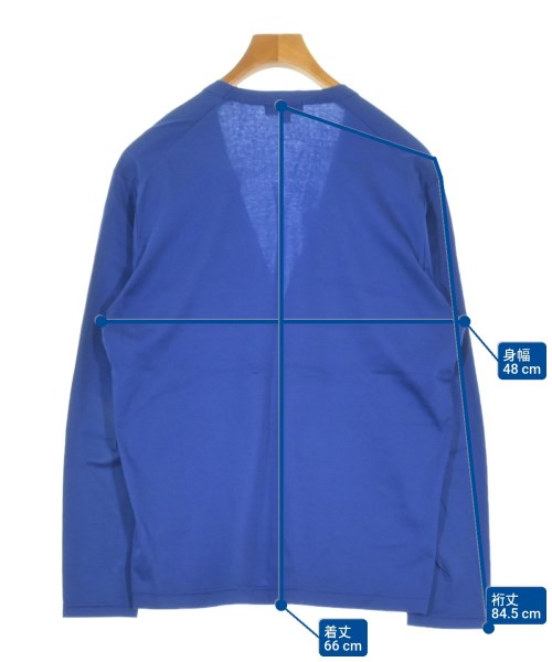 BARNEYS NEWYORK（バーニーズニューヨーク）カーディガン 青 サイズ:M メンズ/2200658212055