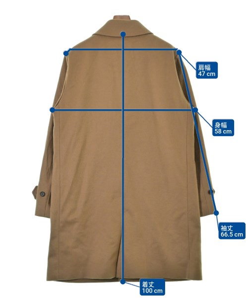 BARNEYS NEWYORK（バーニーズニューヨーク）ステンカラーコート ベージュ サイズ:50(XL位) メンズ/2200662174011