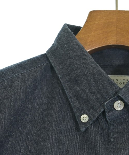 BARNEYS NEWYORK（バーニーズニューヨーク）カジュアルシャツ 紺 サイズ:M メンズ/2200633713058