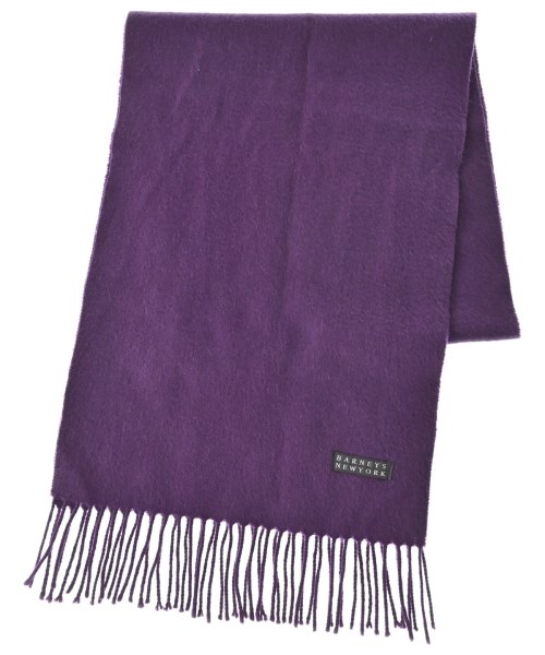 BARNEYS NEWYORK(バーニーズニューヨーク)マフラー 紫 サイズ:-/2200647407103