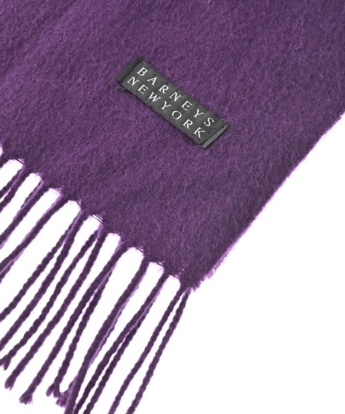 BARNEYS NEWYORK（バーニーズニューヨーク）マフラー 紫 サイズ:- メンズ/2200647407103